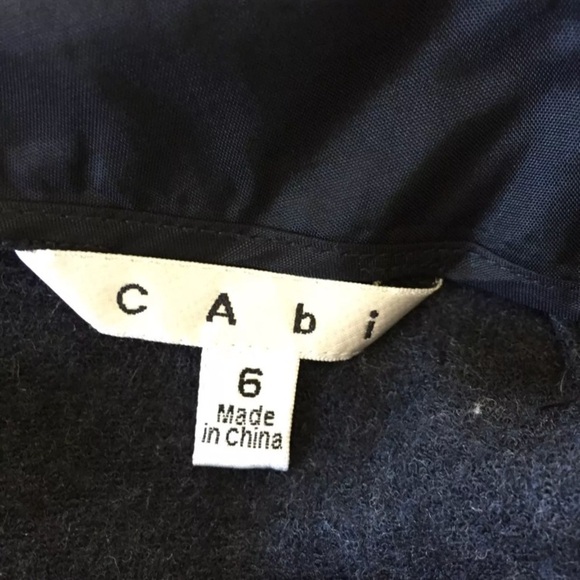 CAbi skirt Gray Wool Blend Style # 629 size 6 office siren - Picture 6 of 6
